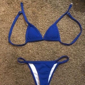 Blue Zaful bikini